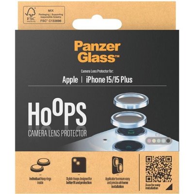 PanzerGlass HoOps iPhone 15/15 Plus Alu Blue 1190 – Zboží Mobilmania