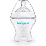 BabyOno Netekoucí hrneček s měkkým pítkem Modrá 180 ml – Zboží Mobilmania