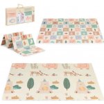 Pěnová podložka pro děti 200x180 cm výuková oboustranná skládací + taška IPLAY – Sleviste.cz