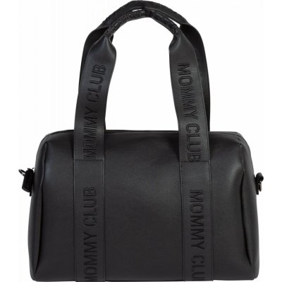 Childhome taška Mommy Club Signature Vegan Leather Black – Sleviste.cz