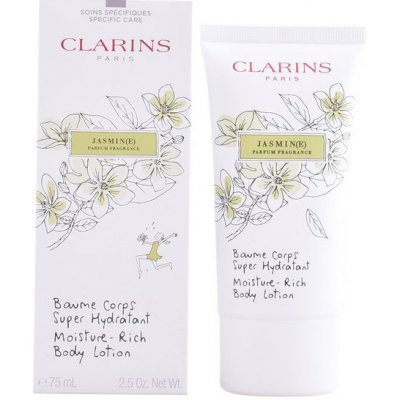 Clarins Specific Care Jasmine intenzivně hydratační tělové mléko 75 ml – Zboží Dáma