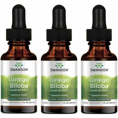 Swanson Ginkgo Biloba Extract Liquid 29,6 ml – Hledejceny.cz