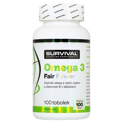 Survival Omega 3 Fair Power 100 kapslí