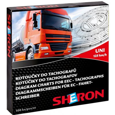 Sheron Kotoučky do tachografu 125 km/h UNI – Zboží Živě