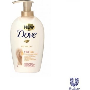 Dove Supreme Fine Silk krémové tekuté mýdlo dávkovač 250 ml