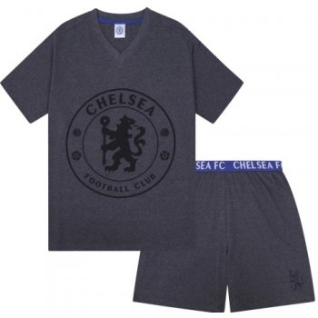 Fan-Store FC Chelsea pánské pyžamo krátké šedé