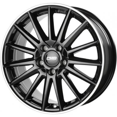 CMS C23 6x15 4x100 ET46 black polished rim – Sleviste.cz