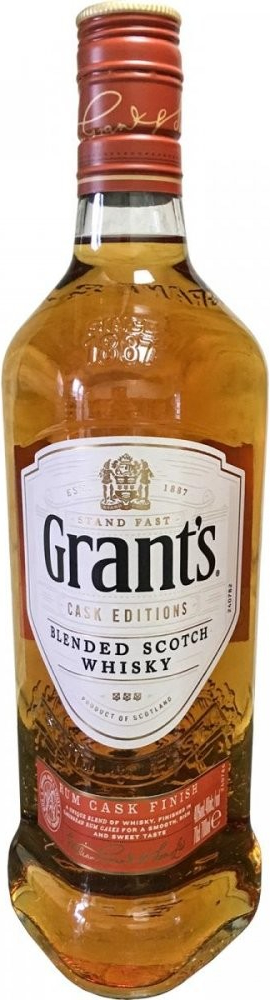 Grant\'s Rum Cask Finish 40% 0,7 l (holá láhev)