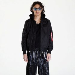 Alpha Industries bunda MA1 TT Hood black/black