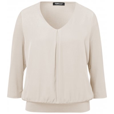 Frank Walder dámská blůza světle béžová – Zboží Mobilmania