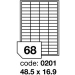 Rayfilm R0100.0201A samolepící 48,5x16,9mm bílé 100 listů – Zboží Dáma