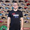 Pánské Tričko Nike pánské tričko Get under it Black/red/Blue white