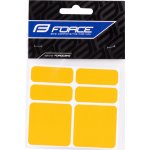 Force nálepky reflexní sada 6 ks žluté – Zboží Mobilmania