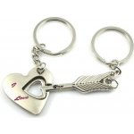 Přívěsek na klíče srdce a šíp – Hledejceny.cz