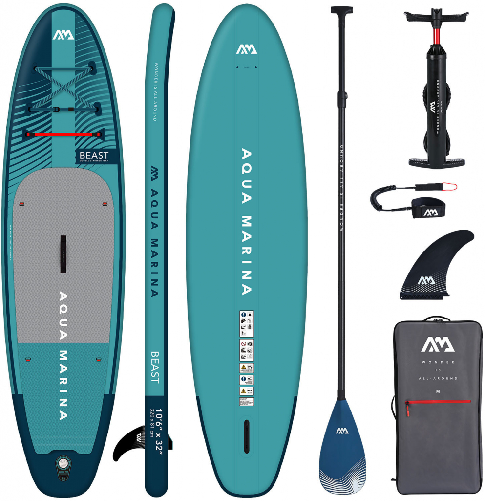 Paddleboard Aqua Marina Allround SUP Board BEAST 320x81x15 cm