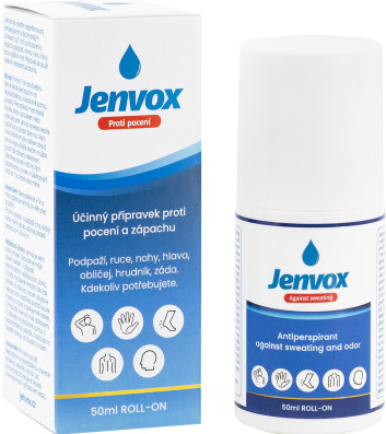 Jenvox roll-on proti pocení a zápachu 50 ml
