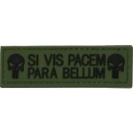 ARMED PATCHES PVC nášivka SI VIS PACEM PARA BELLUM, punisher – Zboží Dáma