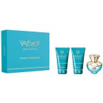 Versace Pour Femme Dylan Turquoise EDT 50 ml + sprchový gel 50 ml + tělové mléko 50 ml dárková sada – Hledejceny.cz