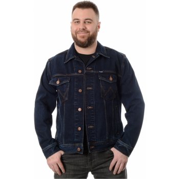 Wrangler džínová bunda W41001705 Casual Fit Blue Black