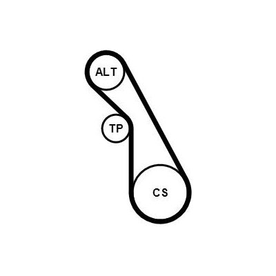 Sada žebrovaných klínových řemenů CONTINENTAL CTAM 5PK940K1 – Zboží Mobilmania