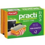 Paclan Kuchyňská houbička SILVER KING 2 ks bez škrábanců – Sleviste.cz