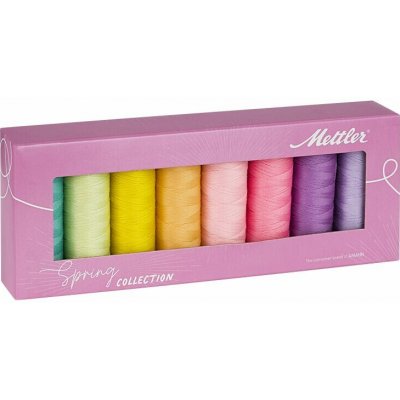 Sada šicích nití PES - SERALON 100 METTLER (8x200m) - jaro – Zboží Mobilmania