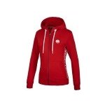 PitBull West Coast mikina s kapucí z French Terry DAISY červená – Zboží Mobilmania