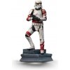 Sběratelská figurka Iron Studios Star Wars Ahsoka Night Trooper 21 cm