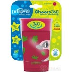 Dr.Brown´s hrneček Cheers 360° Jungle červený TC01096 300 ml – Zboží Mobilmania