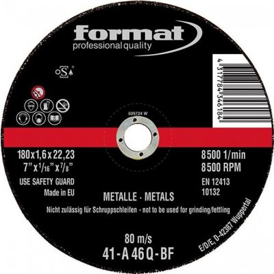 Format Dělicí kotouč 125 x 1 mm EDE80590123 – Hledejceny.cz