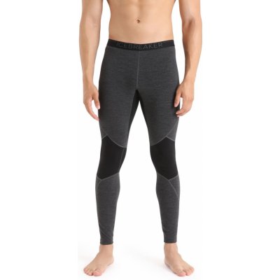 Icebreaker Mens 260 Zone Leggings - jet hthr/black