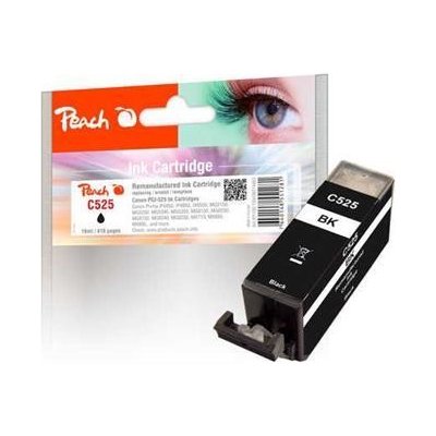 Peach Canon PGI-525PGBK, Black, 19 ml – Zboží Mobilmania
