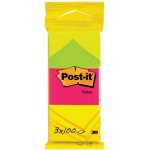 Samolepicí blok poznámkových lístků 3M Post-it LP6812 38 × 51 mm neonové barvy, 3 × 100 listů 12817 – Hledejceny.cz