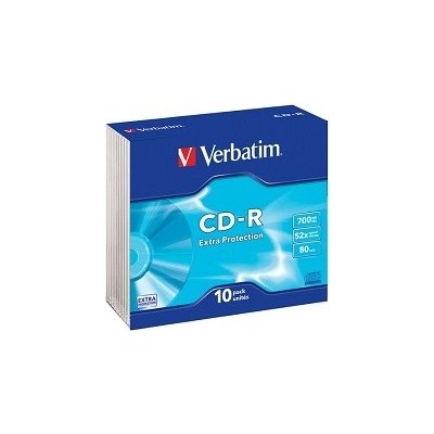 Verbatim CD-R 700MB 52x, slimbox, 1ks (43515) – Hledejceny.cz