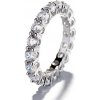 Prsteny Majya Stříbrný prsten z čirých zirkonů SHERYL 10057