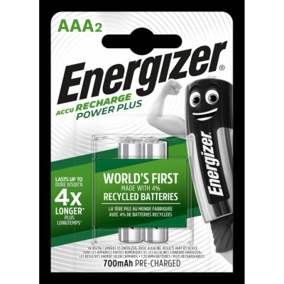 Energizer Power Plus AAA 700mAh 2ks E300626500 – Zbozi.Blesk.cz