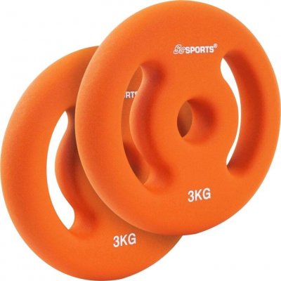 SCSports neoprenové kotouče 2 x 3 kg 30 31 mm – Hledejceny.cz