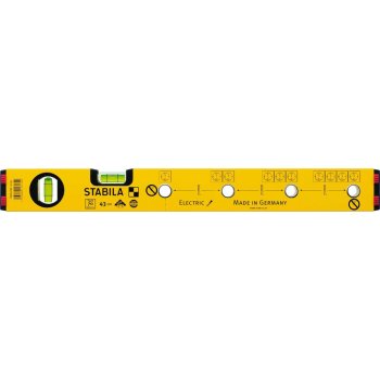 STABILA 16136 120cm pro elektrikáře, značkovací otvory na krabice, typ 70MAS