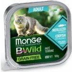 Monge BWild Grain Free Adult Treska se zeleninou 32 x 100 g – Zboží Mobilmania