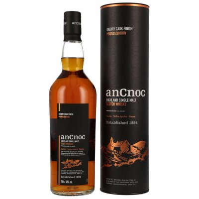 anCnoC Sherry Peated 43% 0,7 l (tuba) – Hledejceny.cz