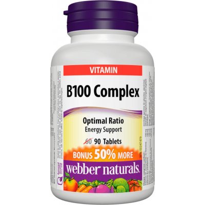 Webber Naturals B100 Complex 90 tablet – Hledejceny.cz