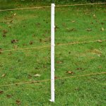 Sloupek plastový pro elektrický ohradník délka 105 cm 8 oček bílý – Hledejceny.cz