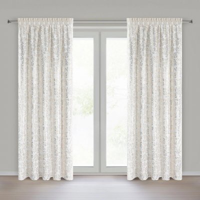 EUROFIRANY ZÁVĚS NA PÁSCE JACKLYN 140X270 CM VZOROVANÝ – Hledejceny.cz