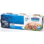 Sun & Sea Tuňák ve vlastní šťávě 3 x 80 g – Zboží Dáma