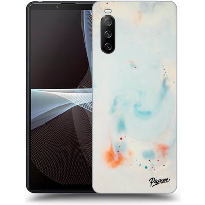 Pouzdro Picasee silikonové Sony Xperia 10 III - Splash černé – Hledejceny.cz