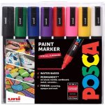 Uni Posca PC-5M 1,8 - 2,5 mm základní barvy 8 ks – Zboží Živě