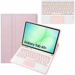 4kom.pl Pouzdro s Bluetooth klávesnicí pro Samsung Galaxy Tab A11+ Plus růžové - ochranné se stojánkem CFA9P – Hledejceny.cz