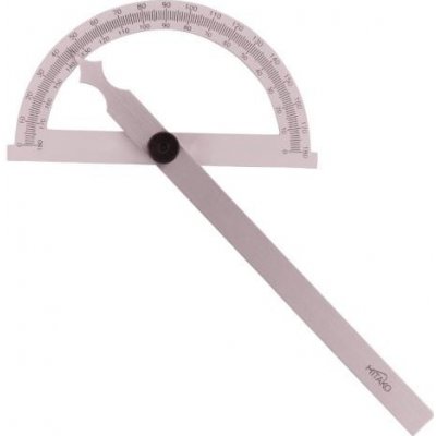 MITAKO Protractor 106299 úhloměr 120 x 210 mm, 0 - 180°