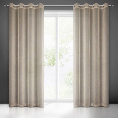 Takoy Závěs ADELA z lehké poloprůhledné látky ze stáčené nitě 140 x 250 cm-HF-419416 | 140 x 250 cm – Hledejceny.cz