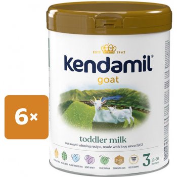 Kendamil 3 Kozí DHA+ 6 x 800 g